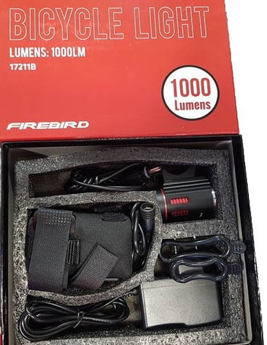 Luz / Destellador Delantera Bici Fire Bird Recar 1000 Lumens