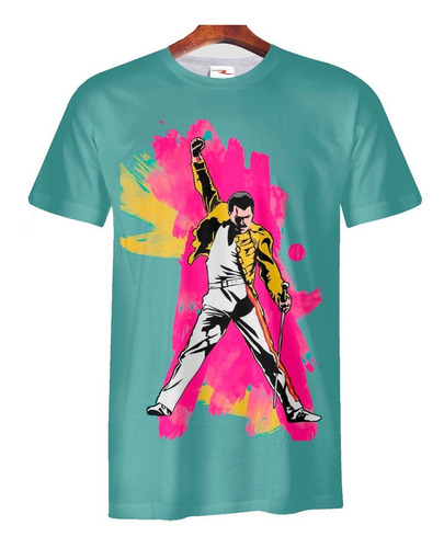 Remera Sublimada Freddie Mercury Queen Ranwey Cs037