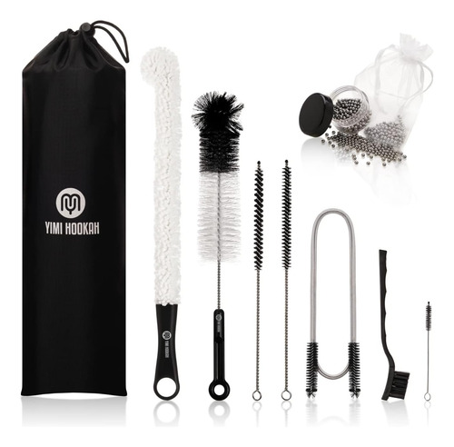 Yimi Hookah Kit De Limpieza | Cepillo De Drenaje Flexible |