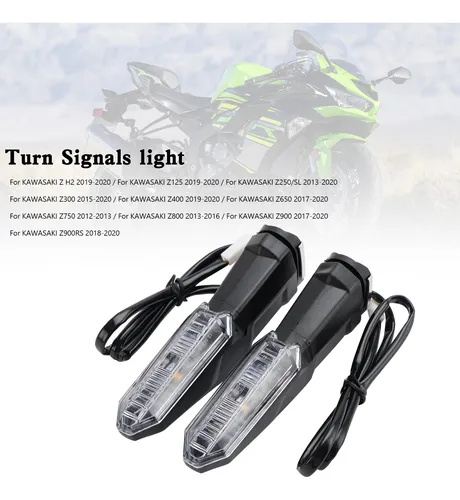 Luz Intermitente Para Kawasaki Z H2 Z125 Z400 19-20 Transpar