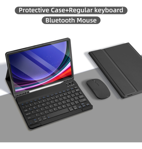 Funda De Teclado Para Galaxy Tab A9 Plus 11 Con Soporte Para