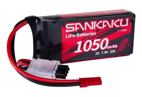 Sankaku 7.4v 2s Lipo Battery 20c Mah Rc Lipos Soft Pack Con.