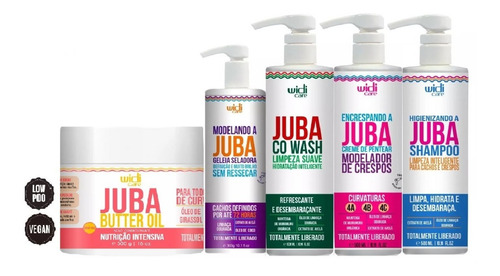 Encrespando + Buter Oil + Co Wash + Geleia + Shampoo Juba
