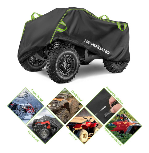 Neverland Atv Cubierta, Impermeable Resistente 4 Wheeler ...