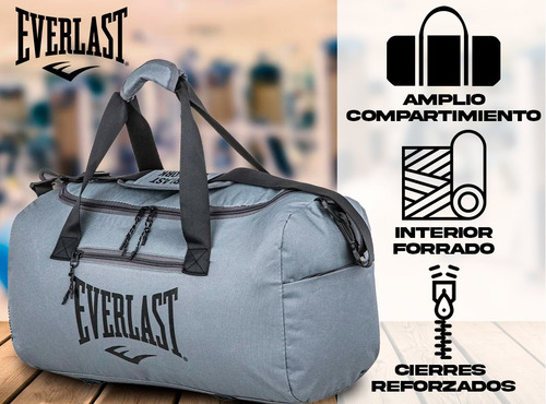 Imagen 7 de 10 de Bolso Everlast Viaje Deportivo Diseños Garantia Envios 26211