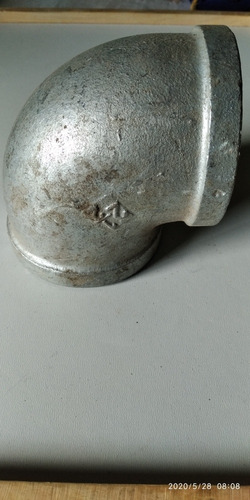 Codo De 90 Galvanizado De 2 1/2 Pulgada