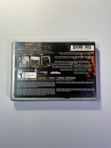 Videojuego Nokia N-gage Call Of Duty Con Caja (Usado)