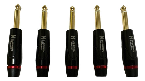 Plug Mono 6.3mm, 1/4 Harden De Baquelita Lote 5pz Reforzado