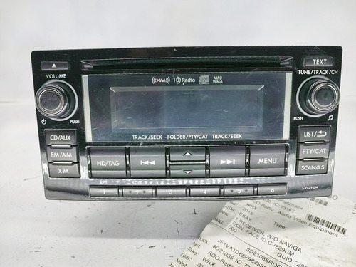 Estereo Radio Subaru Wrx 2015 Detalle (sin Código #677
