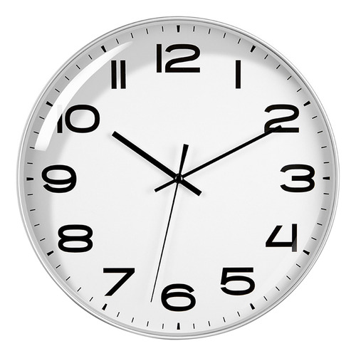 Reloj De Oficina De Cuarzo De 12 Pulgadas, Simple Y Silencio