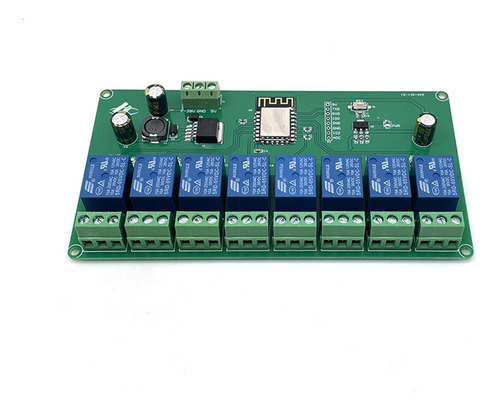 Módulo De Relé Wifi Inalámbrico Esp8266 De 8 Canales Esp-12f