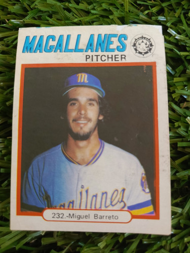 1975 Álbum De Béisbol Profesional Venezolano Miguel Barreto