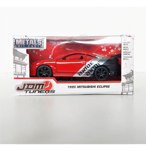 Auto Escala Mitsubishi Eclipse 1995 Escala 1/32 Metal Jada