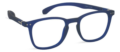 Lentes Anteojos Marcos Rusty Gover Azul Mate Traslucido Azul Mate Traslúcido - Mblue