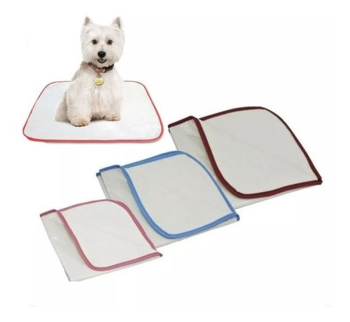 3 Tapetes Higienicos Lavável 60x50 Para Cães Cachorro 