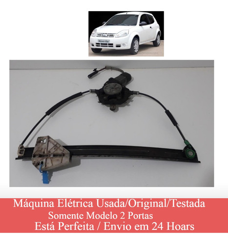 Máquina Vidro Elétr Ford Ka Lado Esquerdo 2 Pts 08/10 30382z