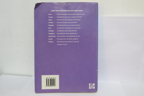 Libro Administracion De Recursos Humanos / Chiavenato (Usado)