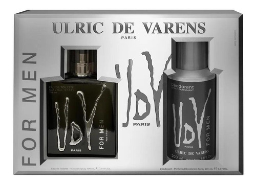 Kit Ulrich De Varens Udv For Men Edt 100ml + Desodorante Bs