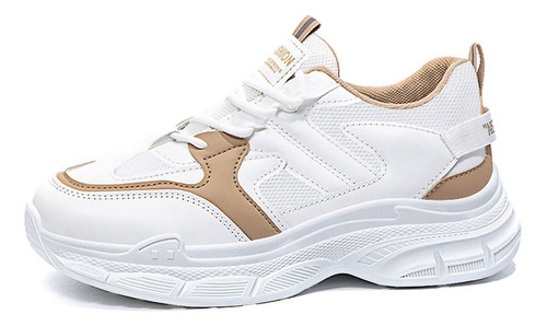 Tenis Mujer Blancos Zapatos Casuales Deportivos De Malla