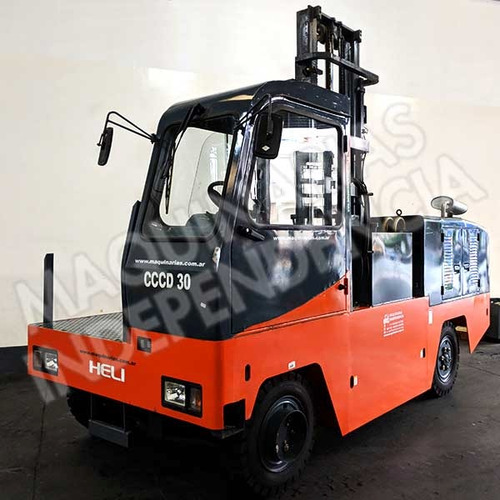 Autoelevador Carga Lateral Heli 3000 Kg Diesel Isuzu Cccd30