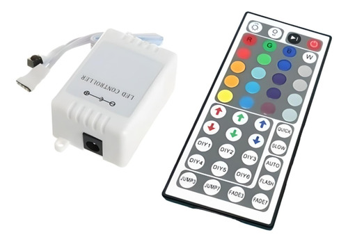 Controladora Led Tira Rgb 44teclas Control Remoto Lubox