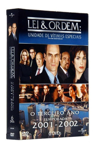 Lei & Ordem: Special Victims Unit 3ª Temp - Box Com 6 Dvds