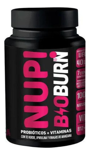 Probiótico Bioburn 40 Billones X 60 Cápsulas, Nup