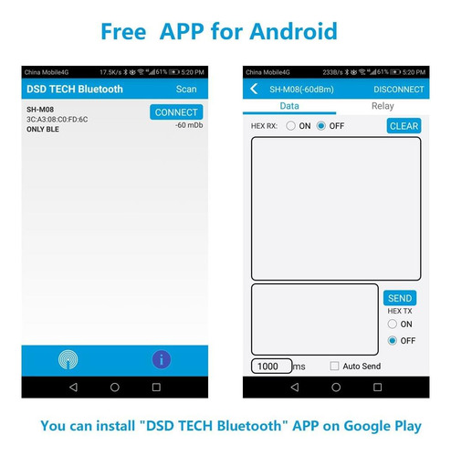 Módulo De Relé Técnico Bluetooth 4.0 Bluetoend 4.0 Dsd