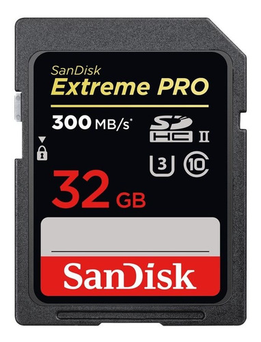 Tarjeta De Memoria Sandisk Extreme Pro 32 Gb Uhs-ii U3 /