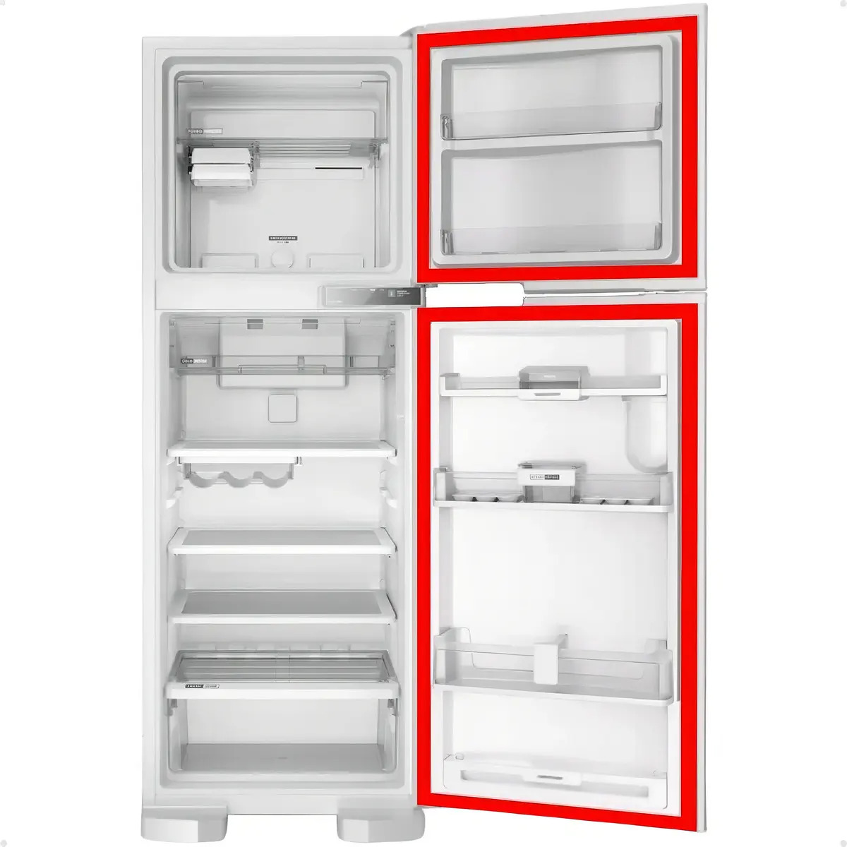 Jogo Borracha Gaxeta Geladeira Electrolux Ilpea DF42 DW42X Cinza