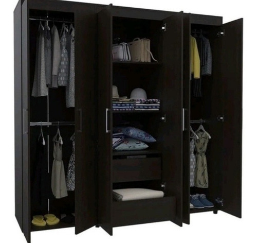 Imagen 5 de 6 de Set 2 Soporte Barra Ovalada Closet Cromado