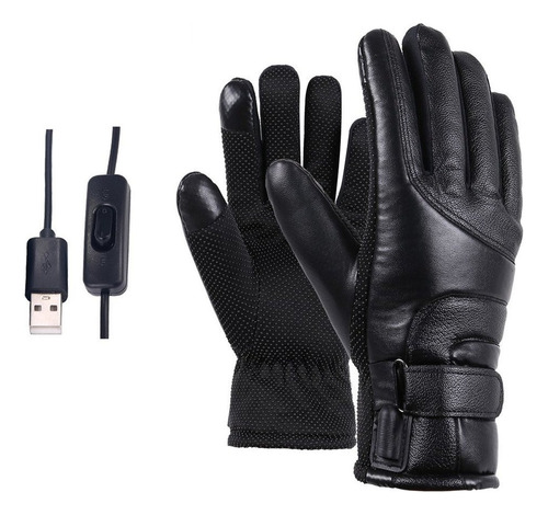 Guante Eléctrico Unisex Con Calefacción Impermeable Moto Usb