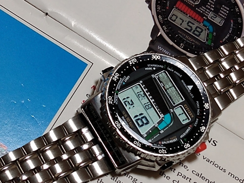 Citizen D120 Série Prata - Wind Surf - Muito Conservado