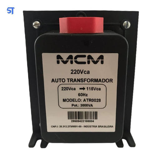 Transformador Mcm 3000vabivolt 110/220 E 220/110 3000va Adap