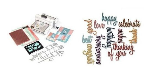 Sizzix Big Shot Plus Kit Inicio Maquina Manual Troquelado