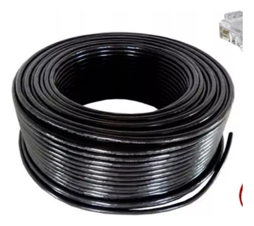 Cable De Internet Cat5e Resiste Al Agua Y Sol Utp 30 Metros