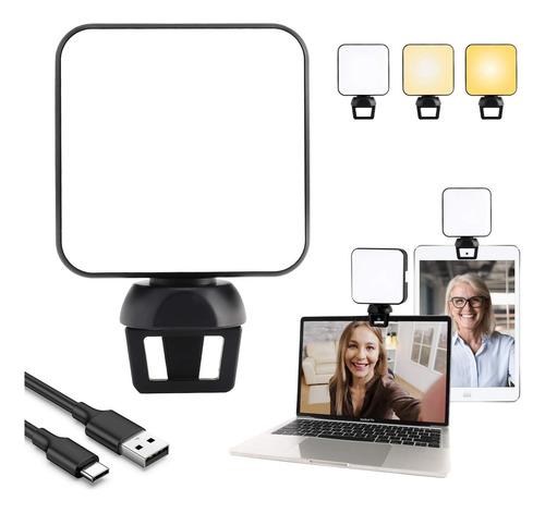Kit De Iluminación De Videoconferencia, Luz Para Computadora