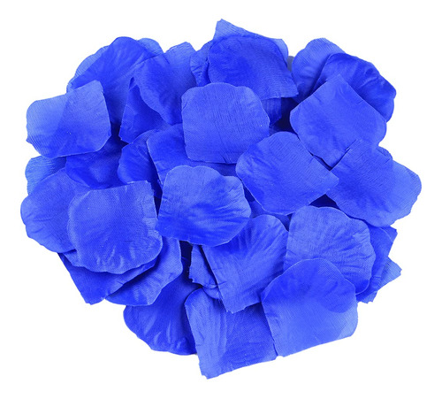 Petalo Rosa Artificial Seda 1000 Unidad Color Azul Real Boda