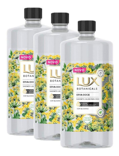 Sabonete Líquido Lux Botanicals Erva Doce Com Óleos 1l