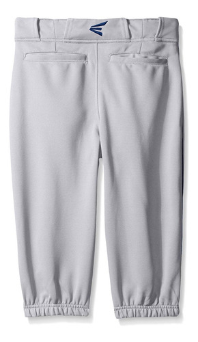 Easton Pro Piped Knicker Pantalón Gris Béisbol Infantil L
