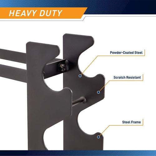 Imagen 4 de 5 de Rack Compacto Para Mancuernas Marcy Dbr-56