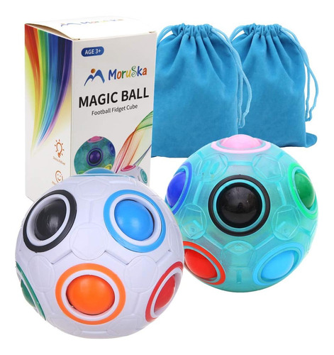Rompecabezas Moruska Rainbow Ball Cube Magic Arcoíris Ball P