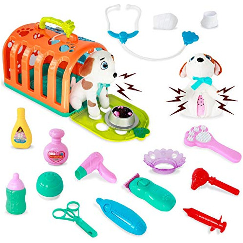 Vet Pet Set Kit De Médico Veterinario Niños Perros De...