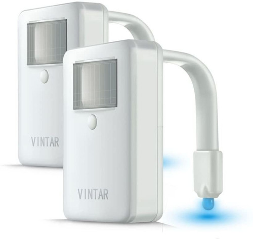 Vintar Luz De Inodoro Con 16 Colores Y Sensor De Movimiento,