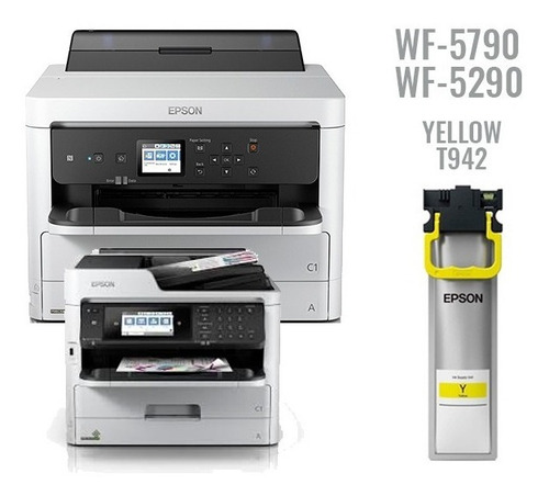 Imagen 2 de 7 de Tinta Epson T941 Amarillo Compatible Con Workforce 5290 5790