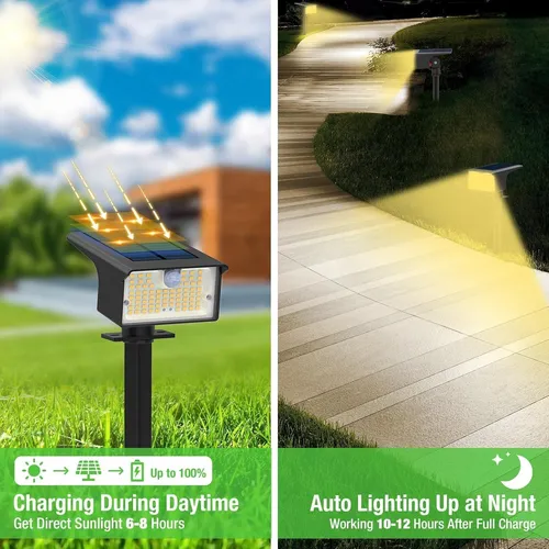 Luces Solares Nipify 6 Paquete 62 Led Sensor Movimiento