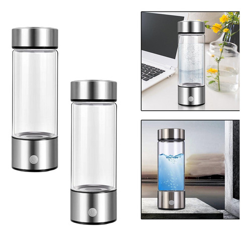* 2pcs Durable Generador De Hidrógeno Botella De Agua Agua