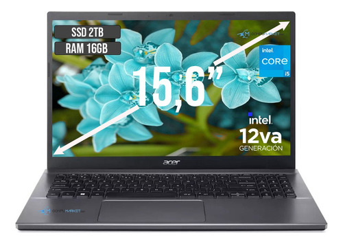 Portatil Acer Aspire Intel Core I5 12450h Ssd 2tb+ Ram 16gb