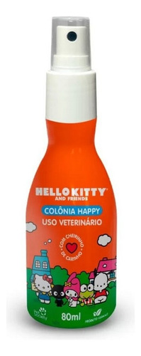 Pet Society Colônia Para Cães E Gatos Hello Kitty Happy 80ml