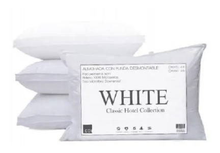 Almohada Hotelera Classic Cdi White 70x50